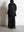 A-LINE TAILORED JACKET, charcoal brown mixed color kasuri