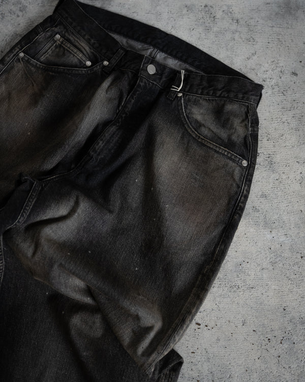 STRAIGHT WIDE DENIM PANTS