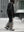 SMOCK-black, canvas linen