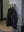 A-LINE TAILORED JACKET, charcoal brown mixed color kasuri
