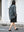 OMBRE CHECK V-COLLAR SEMI LONG SHIRT LS