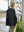 100/S LINEN TAILORED SHIRT, black