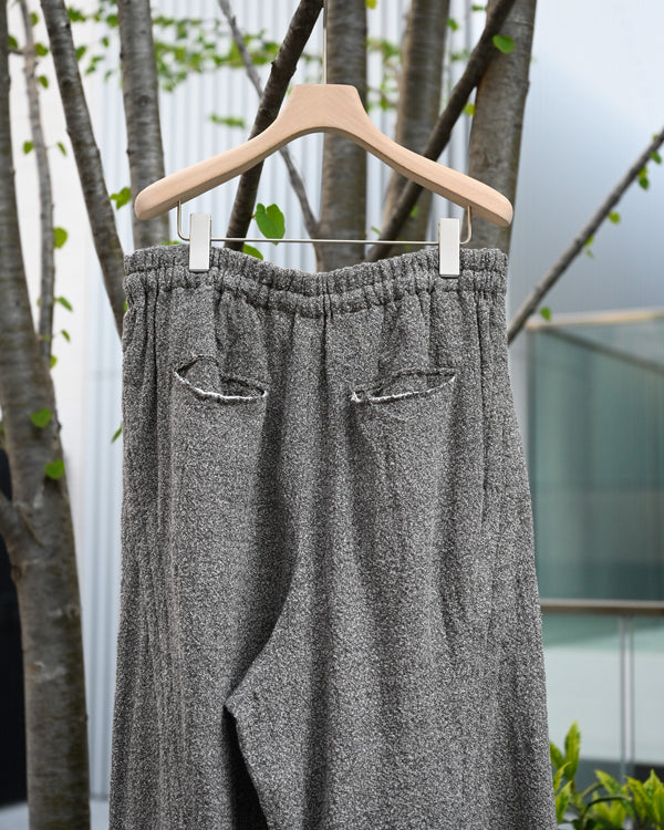 BAGGY PANTS, special twisted yarn fabrics