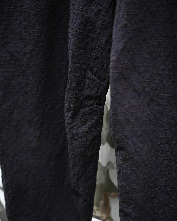 HOOK PANTS, slub yarn dobby cloth