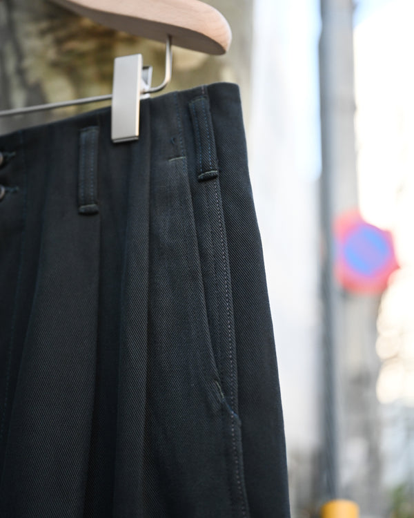 730 (710 EXTRAS -Wide leg- ), twill, faded black