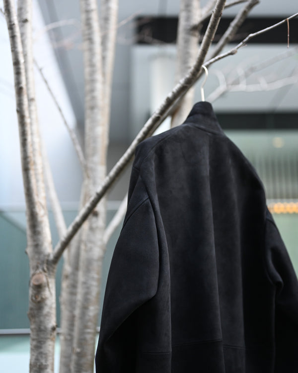 2B JACKET, sheep suede leather