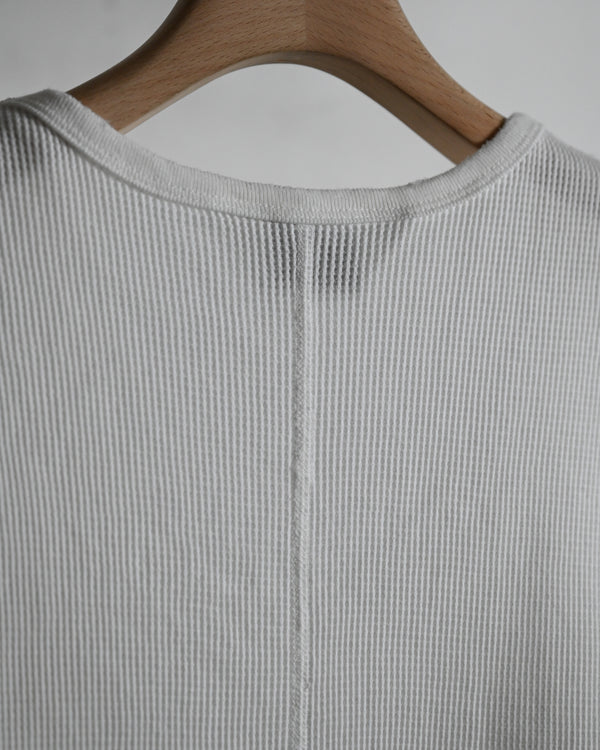 DAMAGE WAFFLE TANK, white