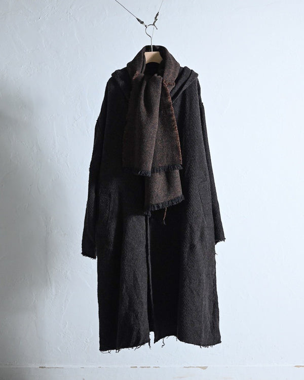 WOOL LONG SCARF-YOKO SAKAMOTO-COELACANTH