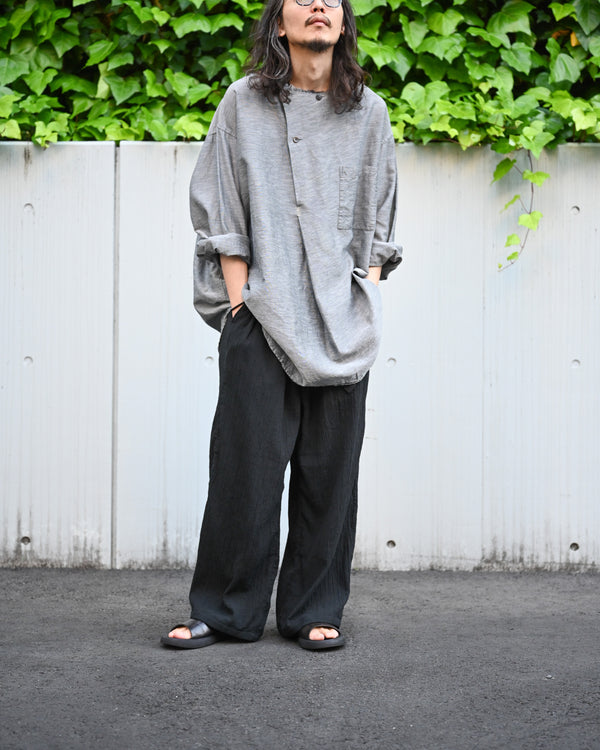 Our Knowledge Tucked Shirt, gray