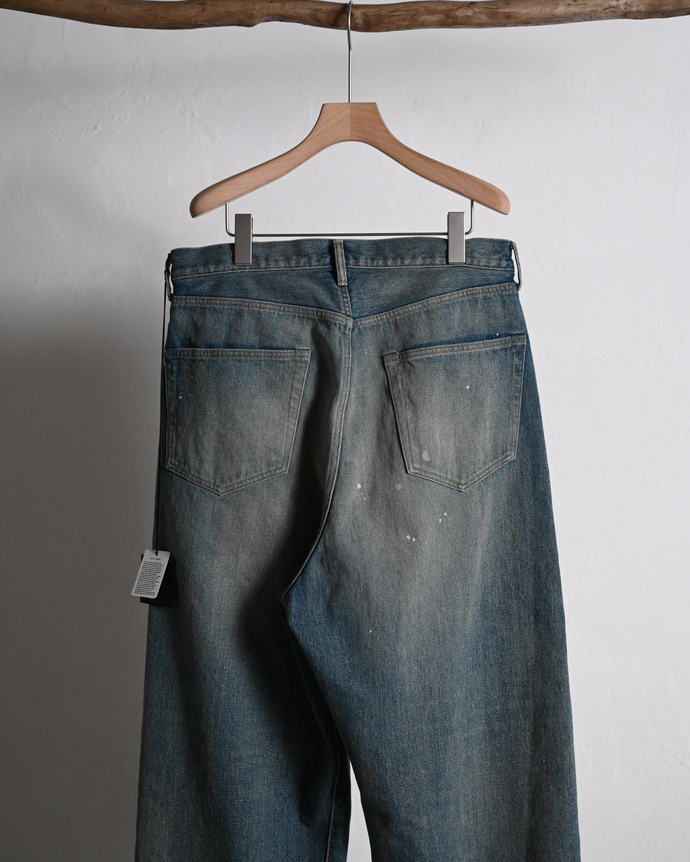 YOKO SAKAMOTO - 5POCKT BAGGY PANTS, raw denim | COELACANTH ヨーコ