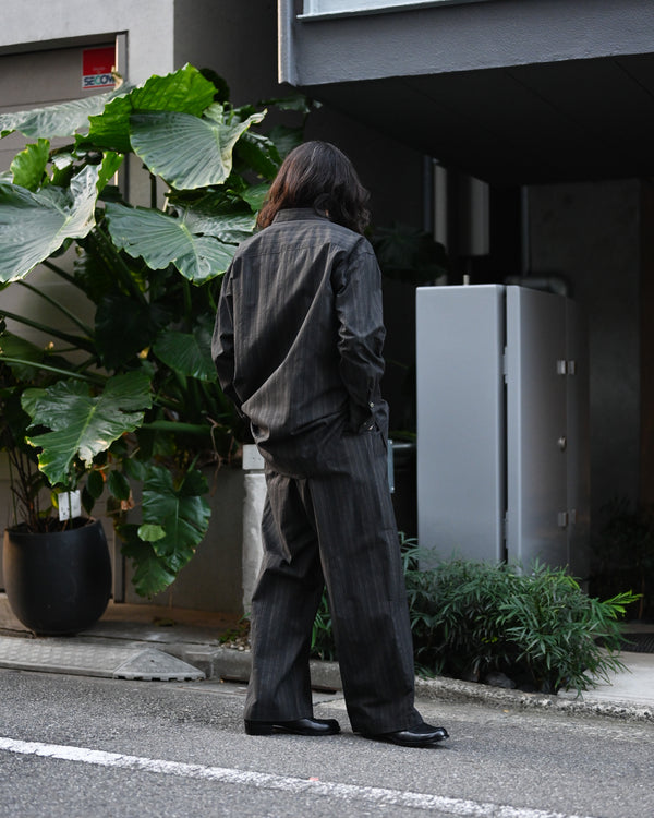 MADRAS STRIPE WIDE EASY PANTS