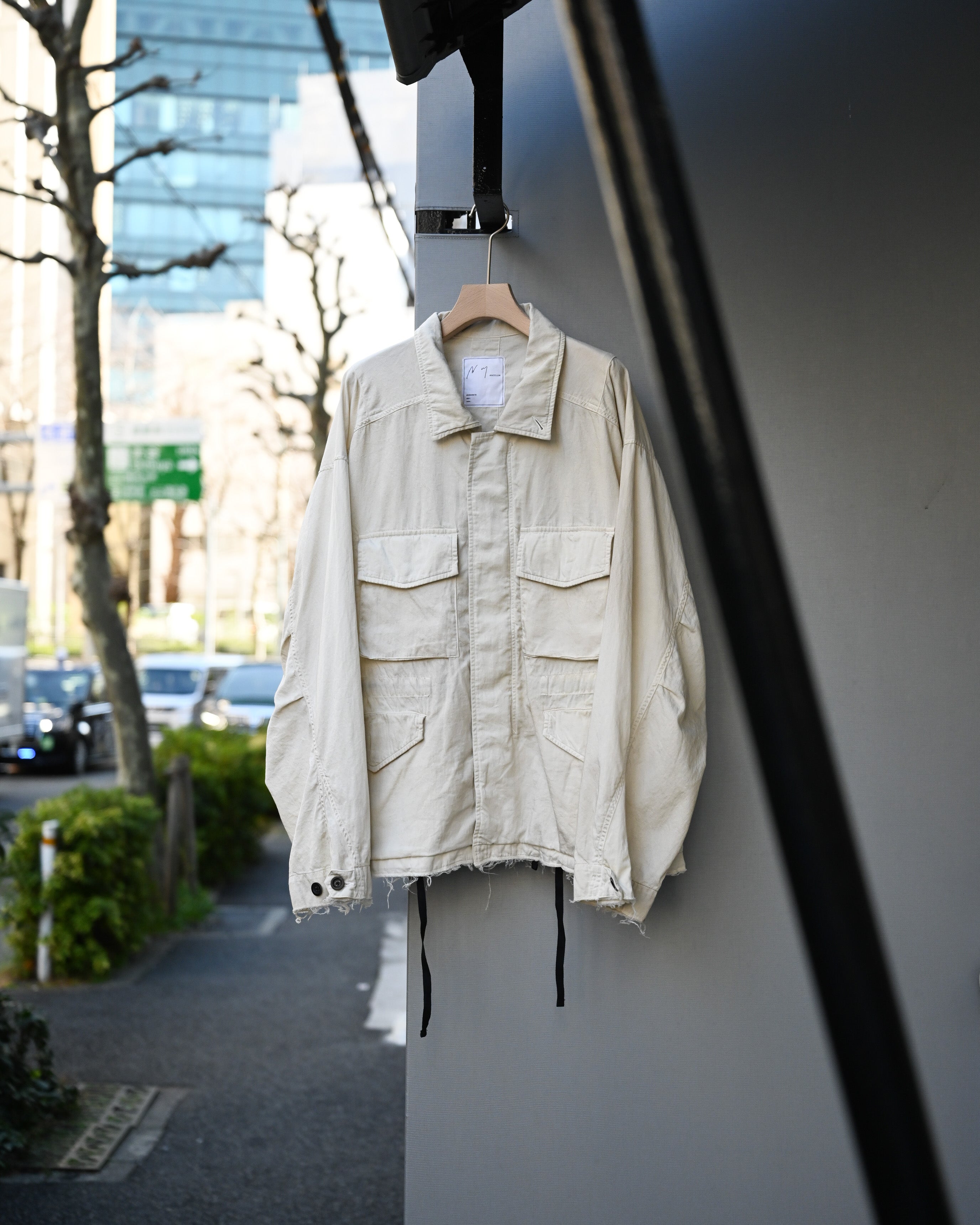 ANCELLM アンセルム - AGING FIELD JACKET, white – coelacanth