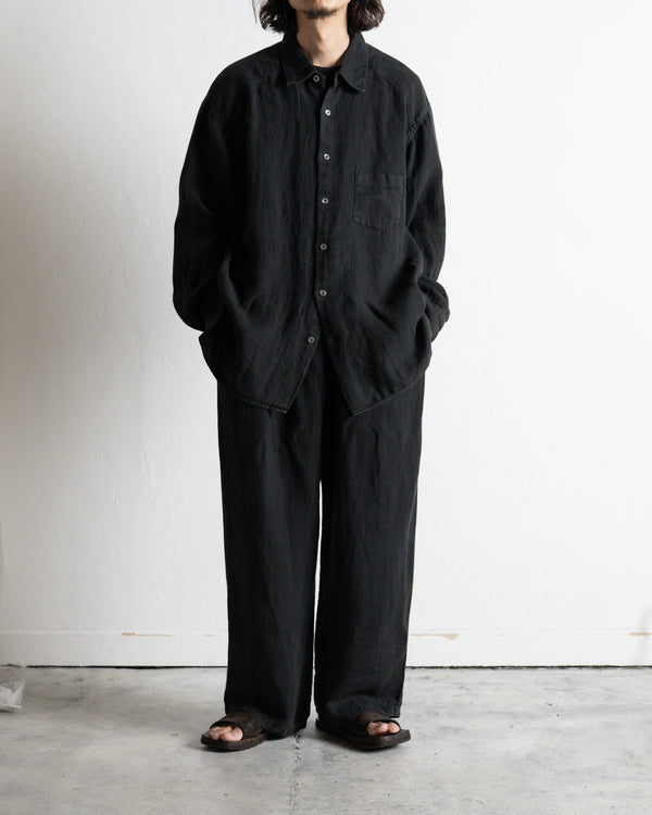 LINEN OVER SHIRT