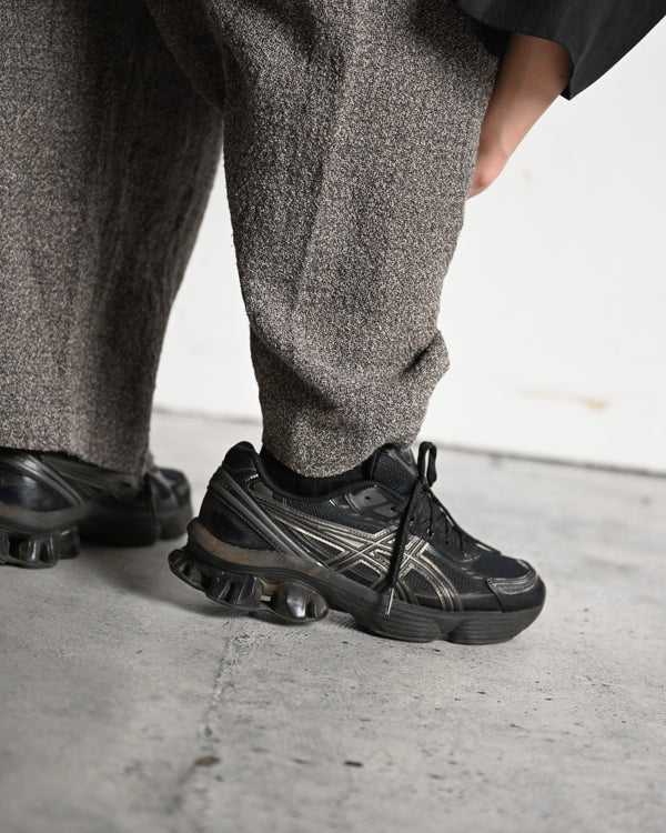 BAGGY PANTS, special twisted yarn fabrics
