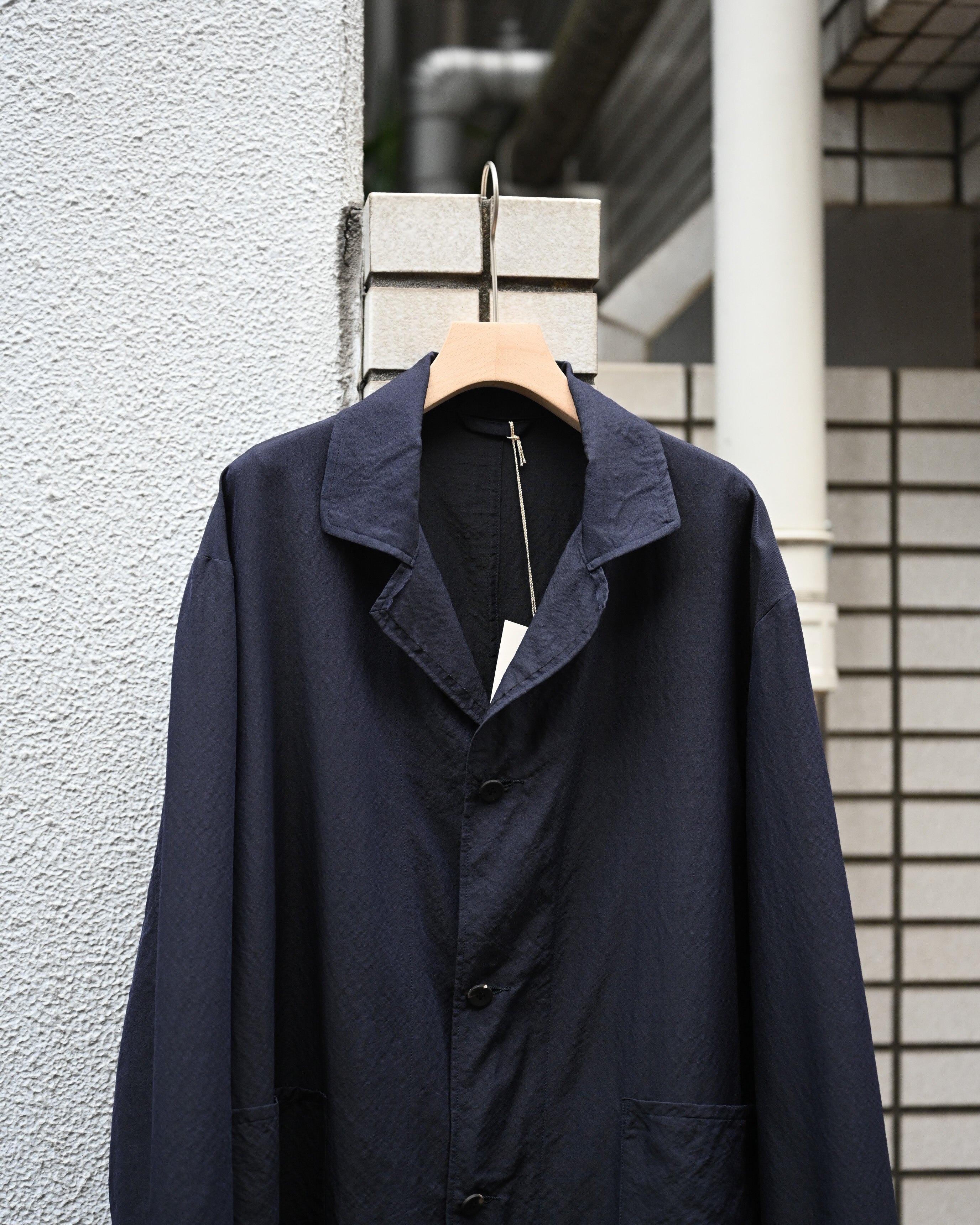 ulterior アルテリア - WASHED WOOL SILK TWILL JKT – coelacanth