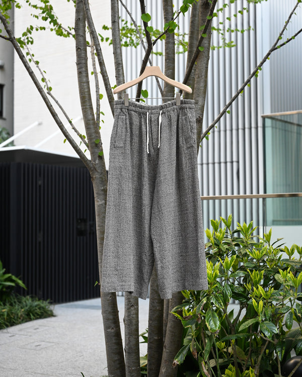 BAGGY PANTS, special twisted yarn fabrics