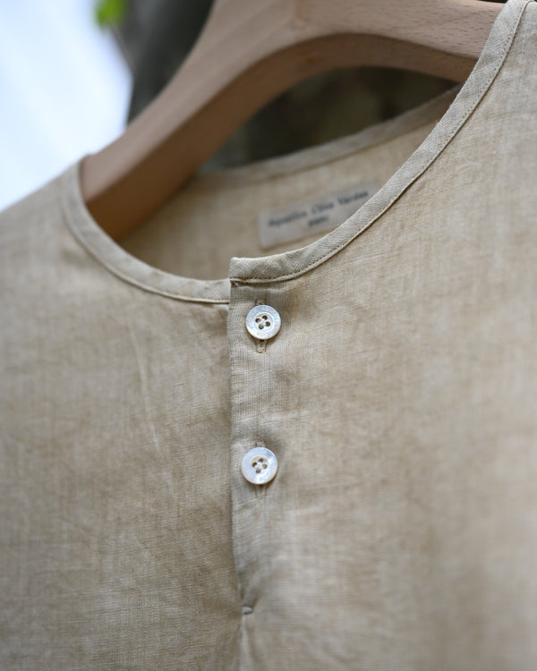 Sleeping shirt, Authentic linen poplin