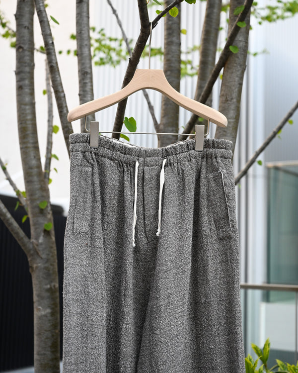 BAGGY PANTS, special twisted yarn fabrics