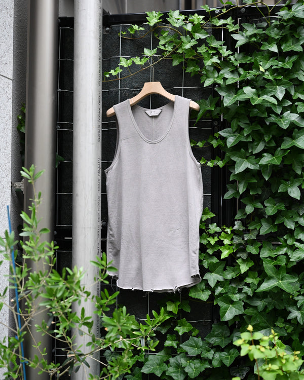 UNEVENNESS TANK TOP, greige