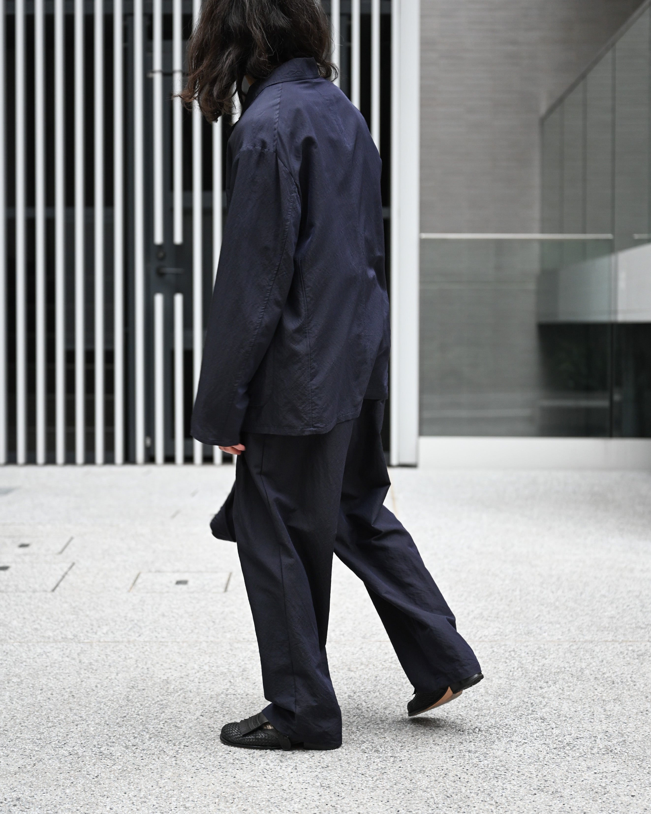 ulterior アルテリア - WASHED WOOL SILK TWILL JKT – coelacanth