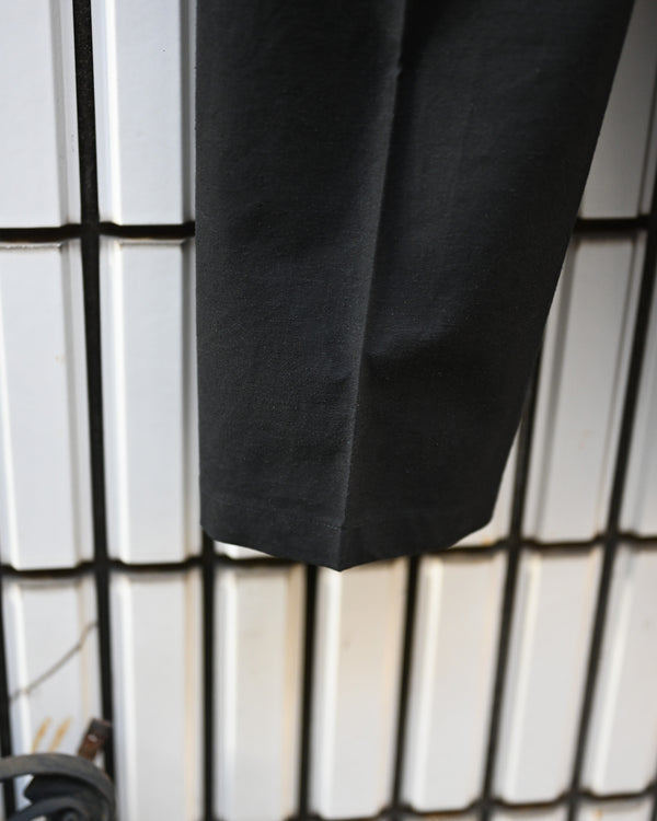 DOUBLE PLEATED TROUSERS, silk nep serge