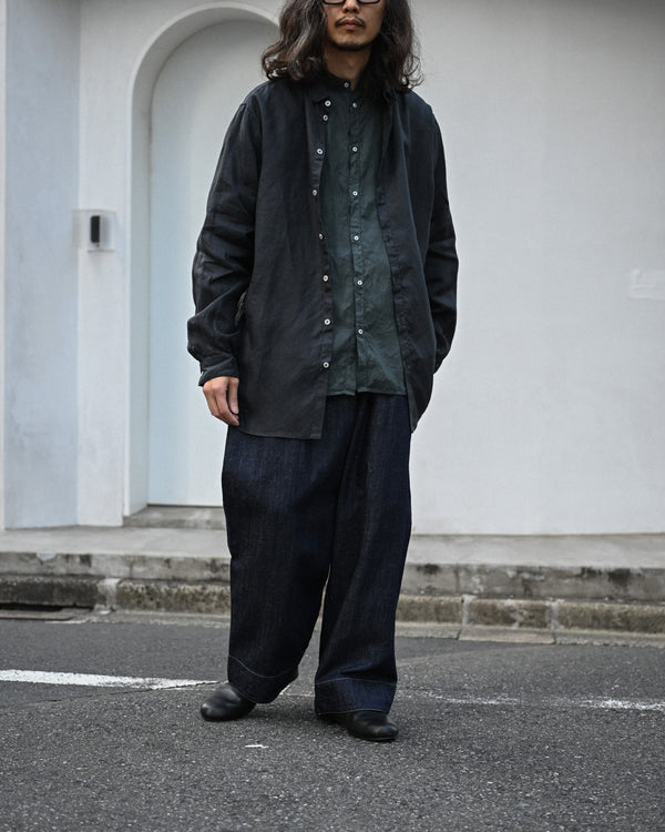 大麻シャツ大, 墨黒