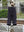 HOOK PANTS, slub yarn dobby cloth