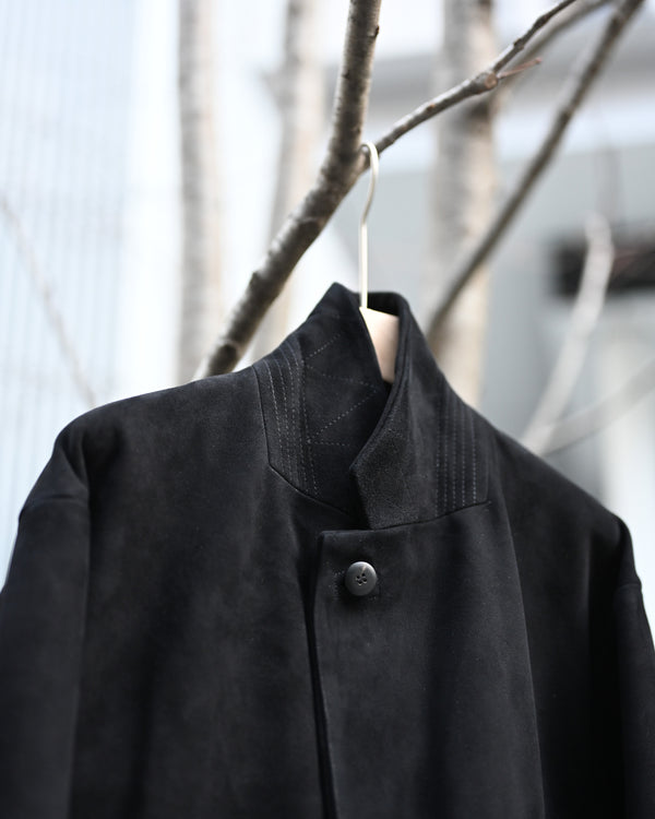 2B JACKET, sheep suede leather