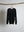 BACK CREPE JERSEY / CREW NECK LONG SLEEVE, black