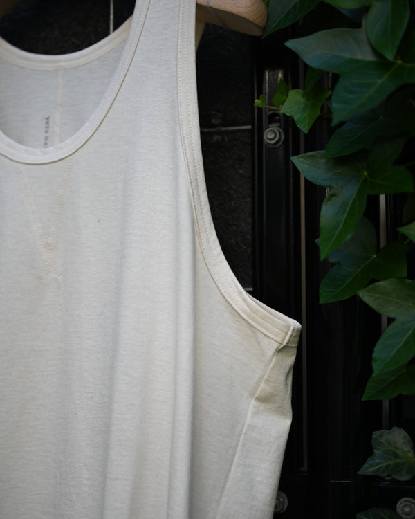INNER SHIRT-off white, heavy single jersey