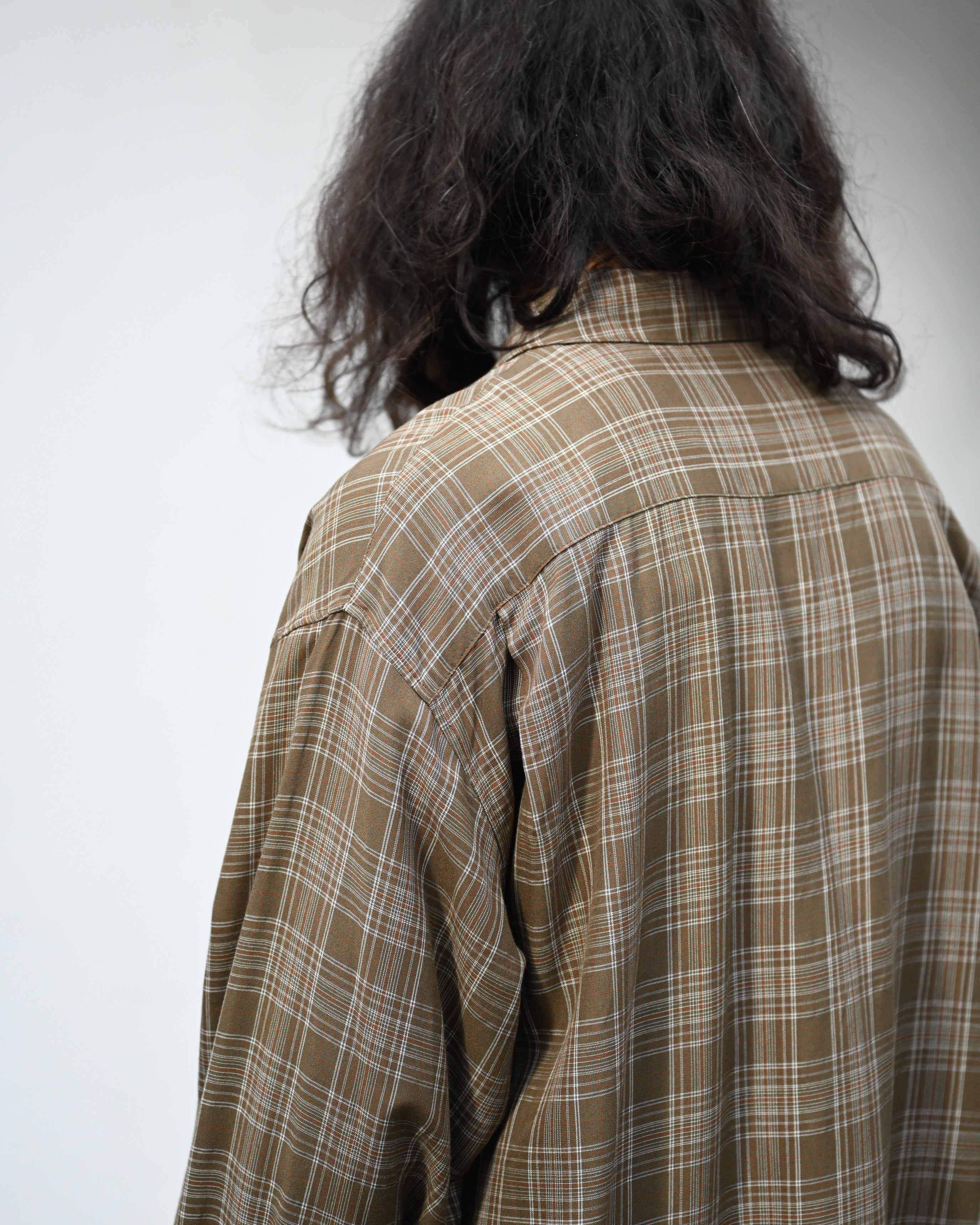 ANCELLM アンセルム - AGING RAYON CHECK SHIRT, green – coelacanth