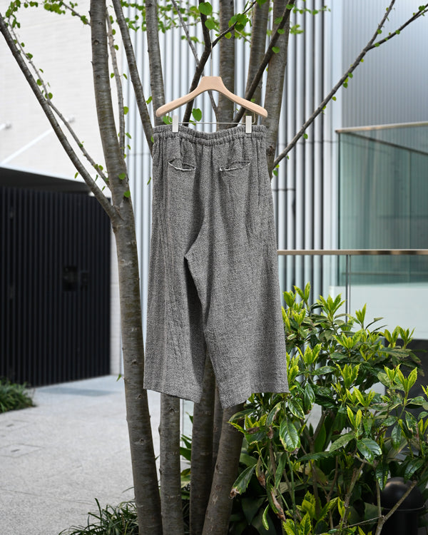 BAGGY PANTS, special twisted yarn fabrics