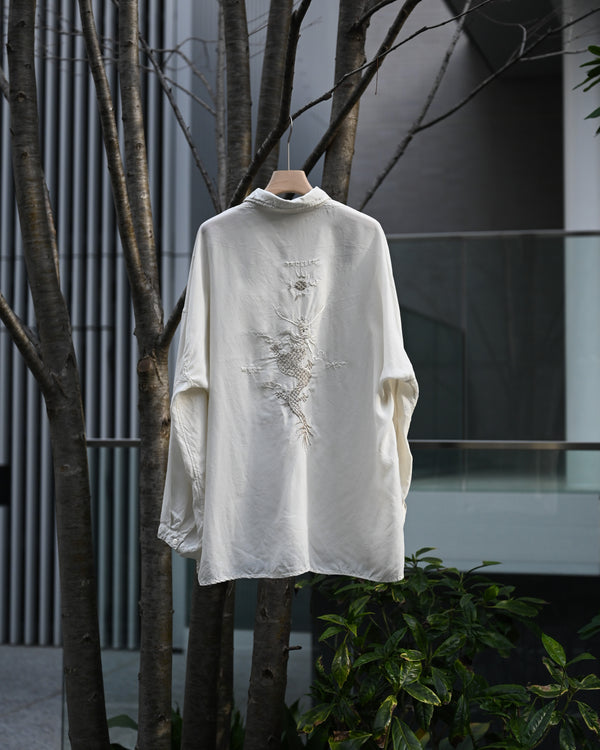 EMBROIDERED SOUVENIR SHIRT, white