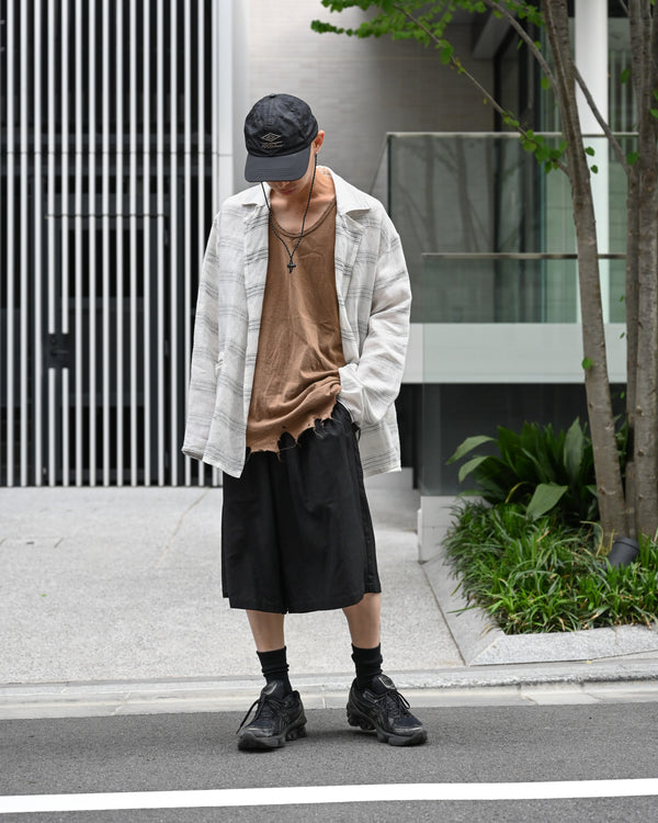 RELAX EASY SHORTS, rayon × cotton viyella
