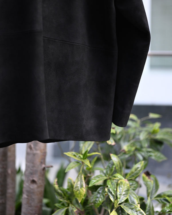 2B JACKET, sheep suede leather