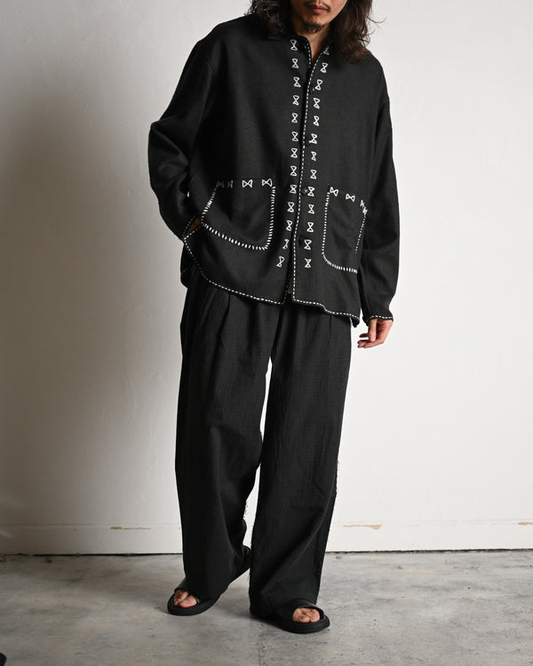 PIN CHECK SCHADEN 3TUCK PANTS NL