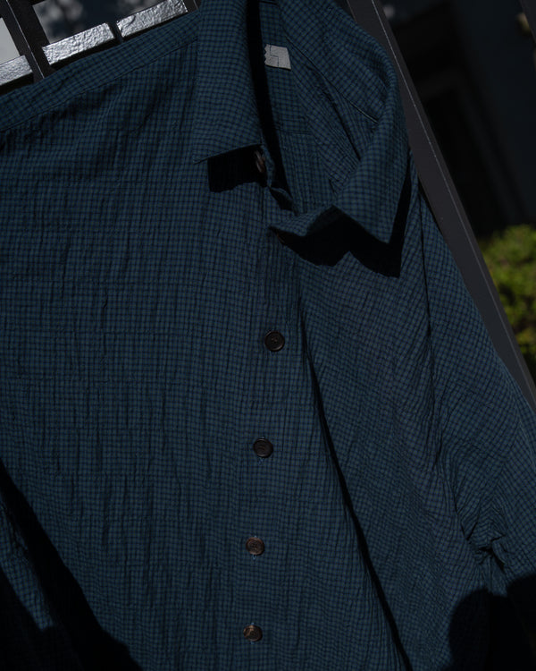 Ex. RELAXED FIT SHIRT, shearling twill check