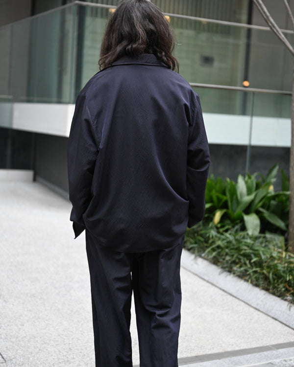 WASHED WOOL SILK TWILL SH-JKT