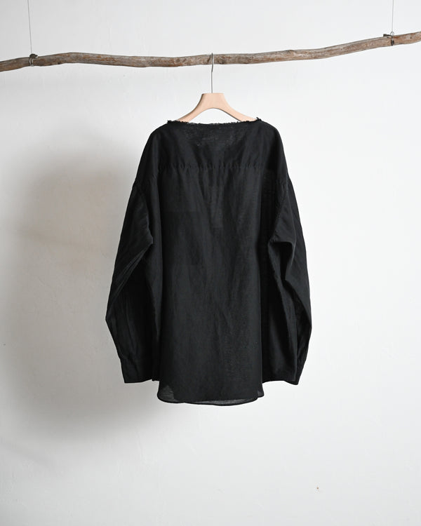 Our Knowledge Tucked Shirt, black