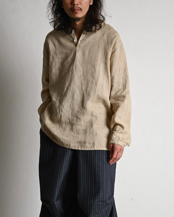 Sleeping shirt, Authentic linen poplin