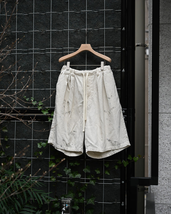 C/R DUCK SHORT PANTS, white