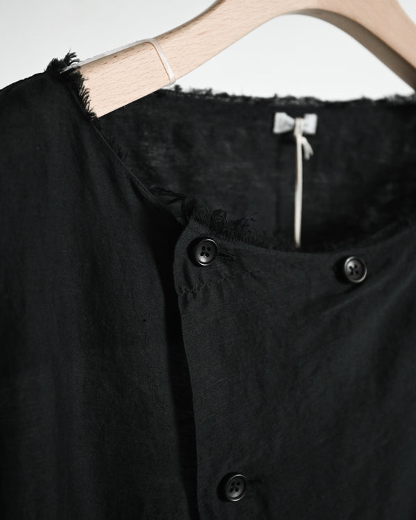 Our Knowledge Tucked Shirt, black