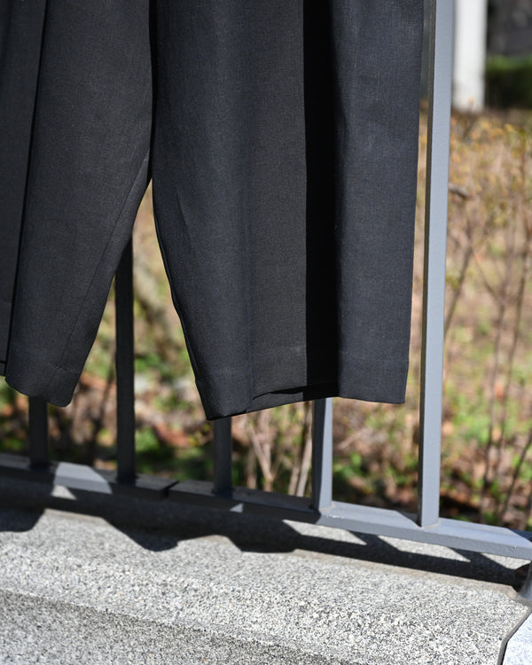 LINEN FLAT PANTS