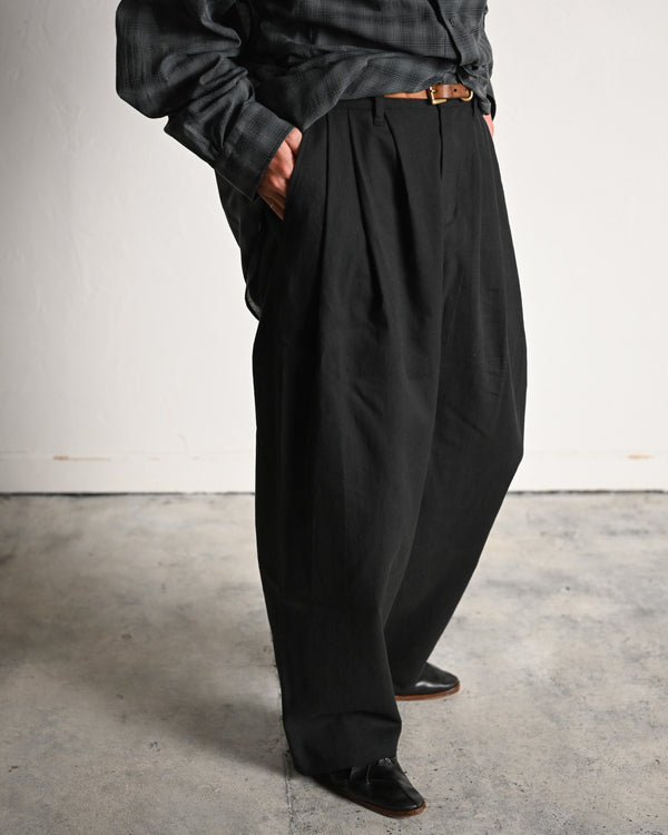 HERRINGBONE 3TUCK PANTS NL