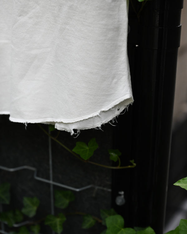 UNEVENNESS TANK TOP, g.white