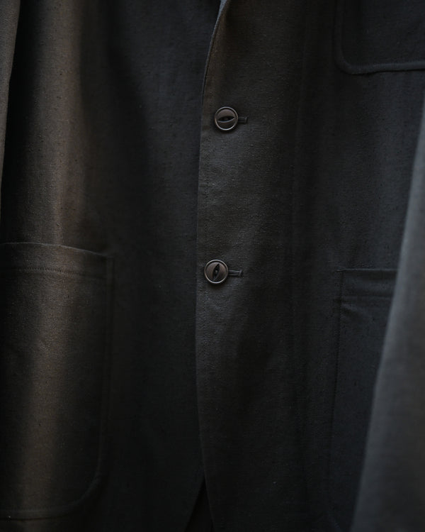 2B JACKET, silk nep serge