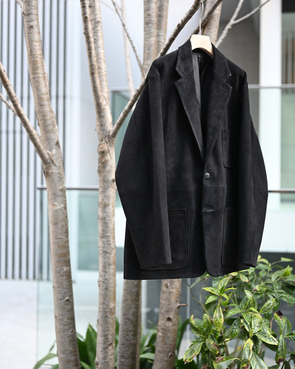 2B JACKET, sheep suede leather