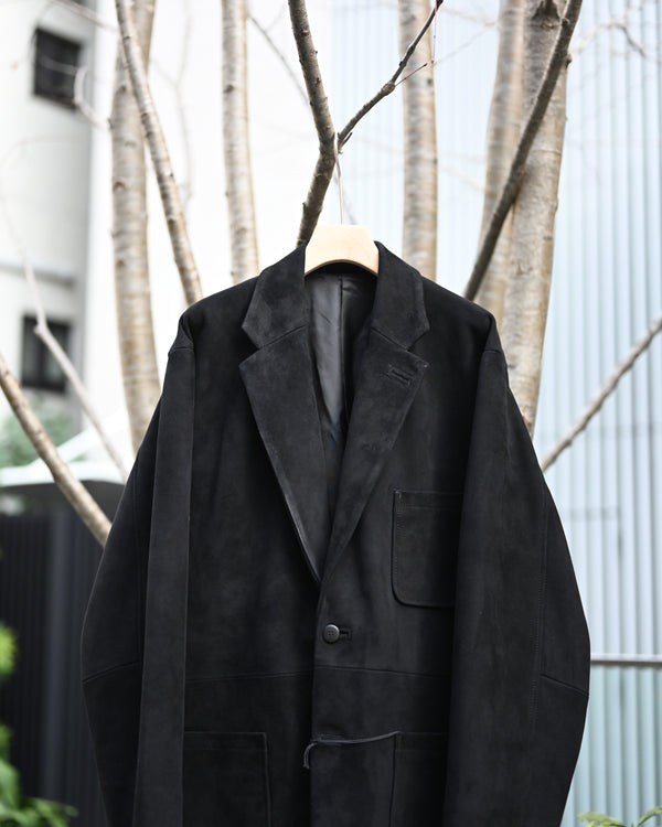 2B JACKET, sheep suede leather