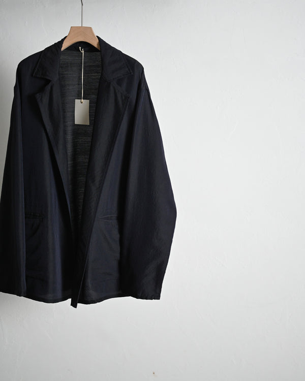 WASHED WOOL SILK TWILL SH-JKT
