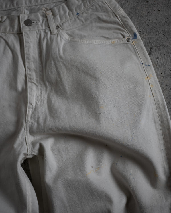 STRAIGHT WIDE DENIM PANTS